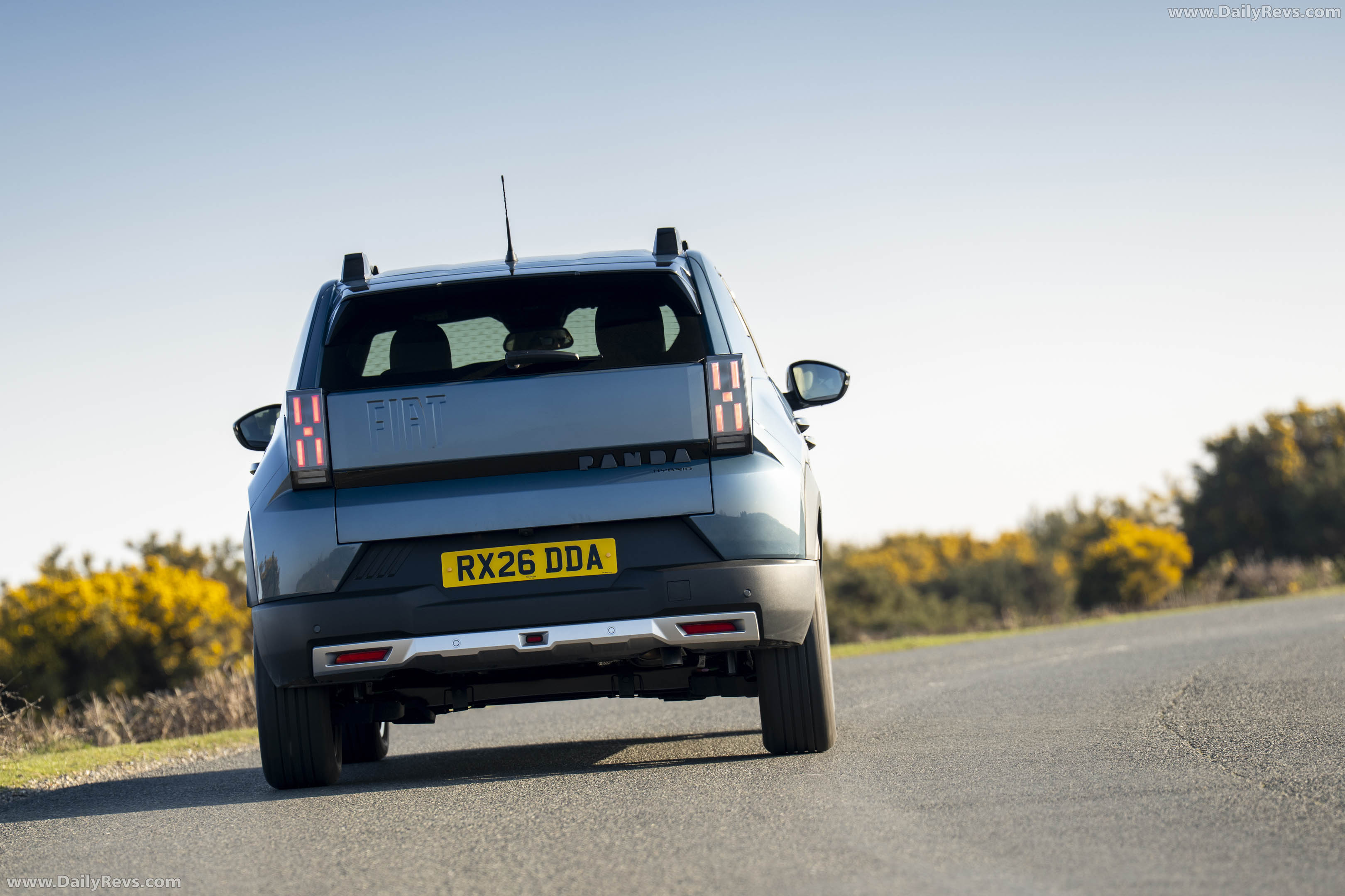 2025 Fiat Panda Hybrid La Prima UK Version Rear View