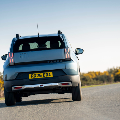 2025 Fiat Panda Hybrid La Prima UK Version Rear View