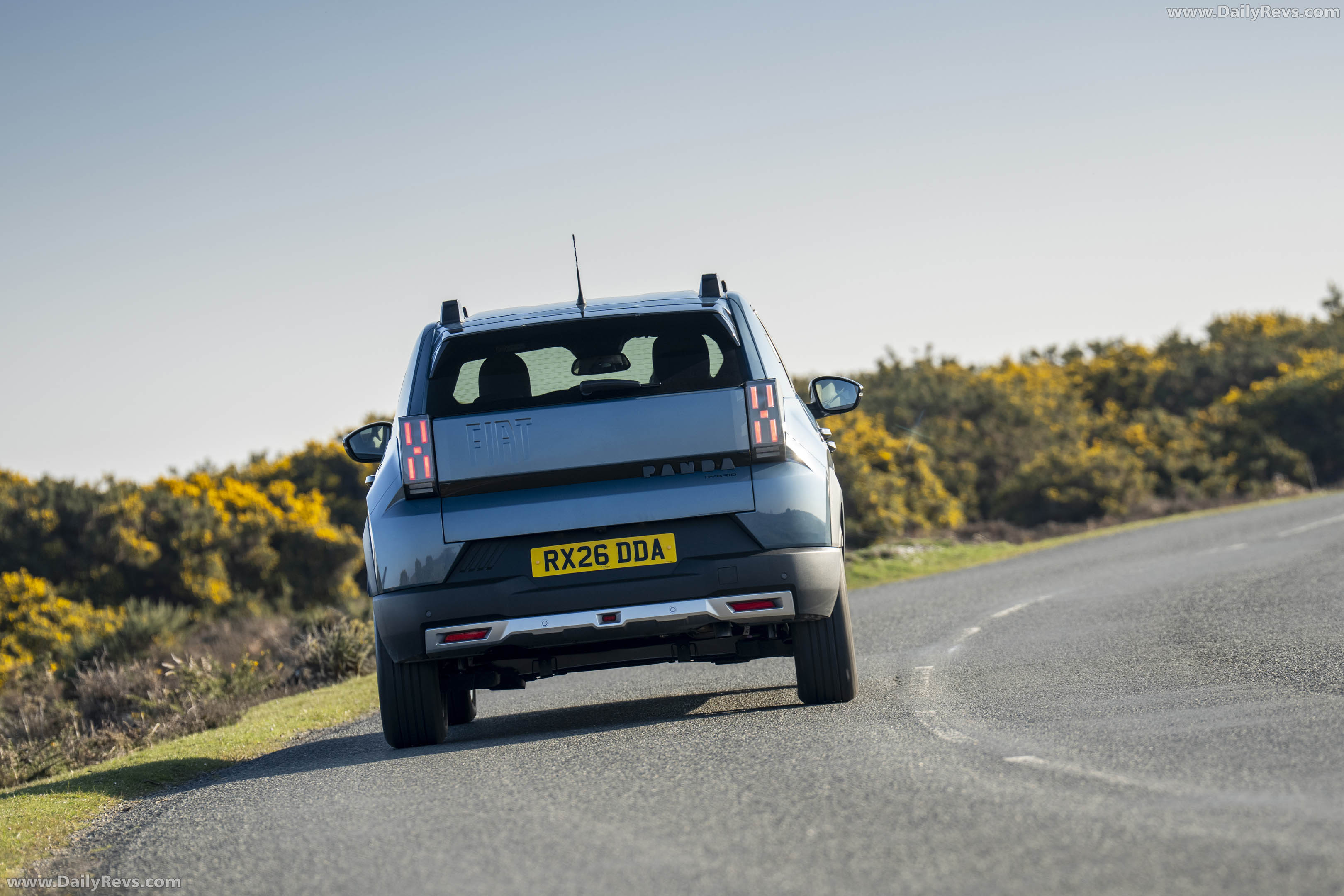 2025 Fiat Panda Hybrid La Prima UK Version Rear View