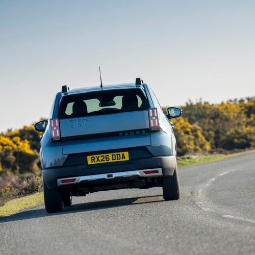 2025 Fiat Panda Hybrid La Prima UK Version Rear View