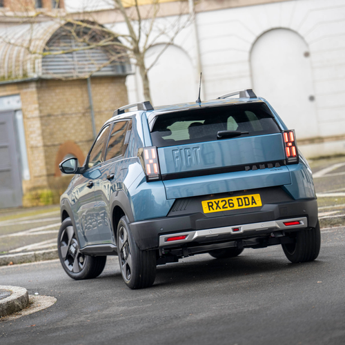 2025 Fiat Panda Hybrid La Prima UK Version Rear View