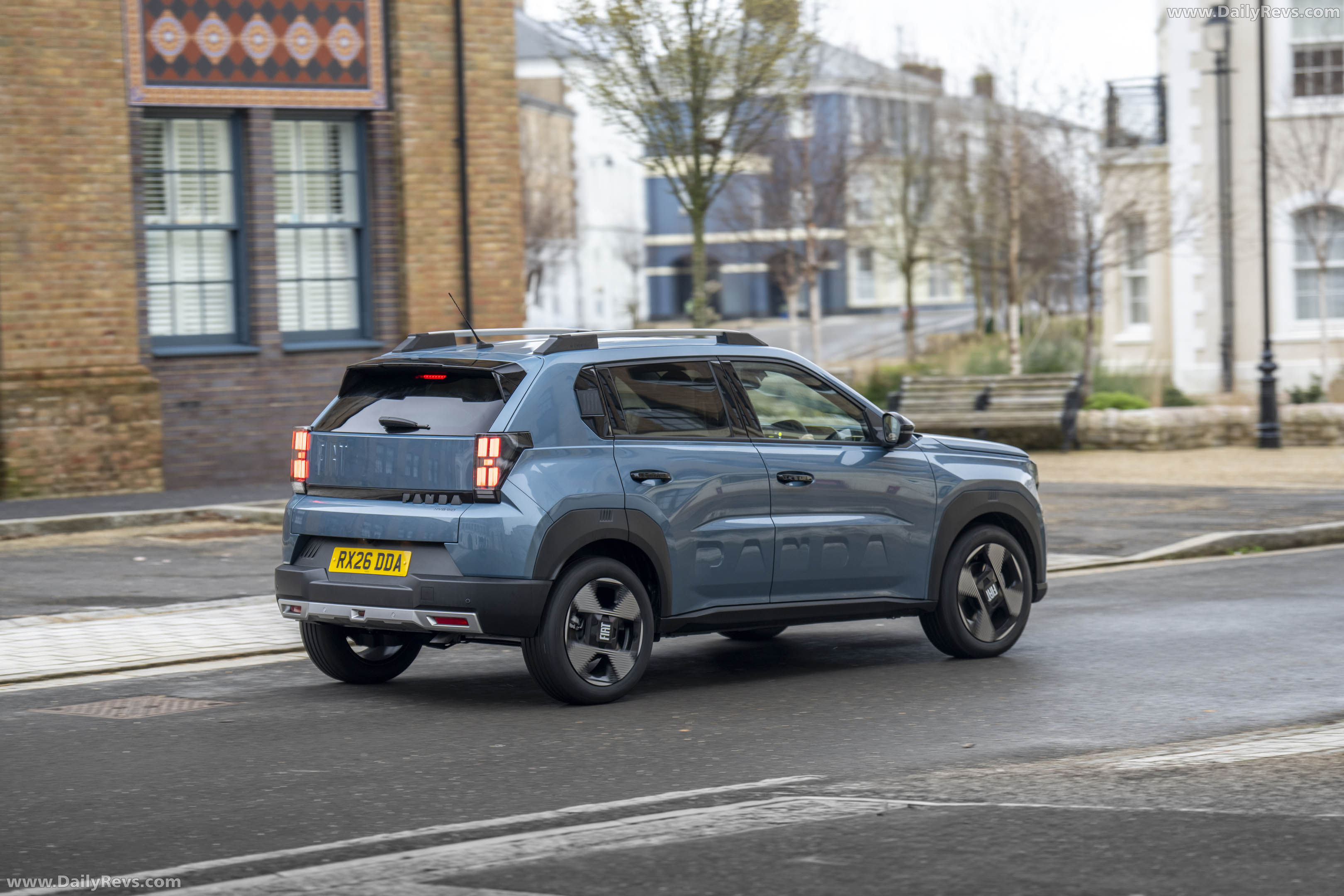 2025 Fiat Panda Hybrid La Prima UK Version Rear View