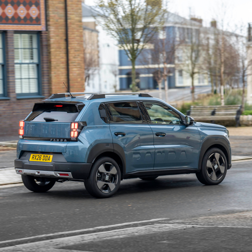 2025 Fiat Panda Hybrid La Prima UK Version Rear View