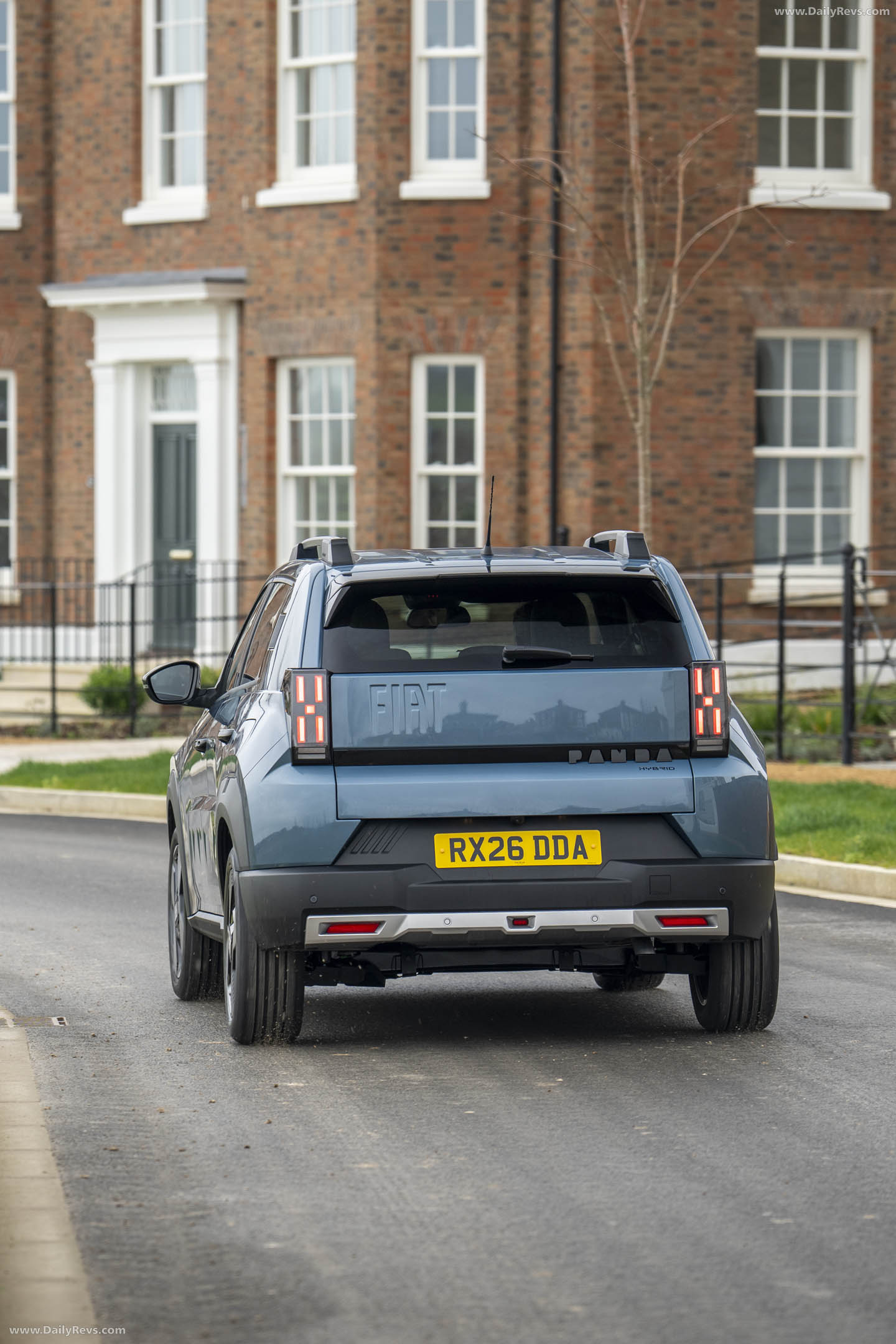 2025 Fiat Panda Hybrid La Prima UK Version Rear View