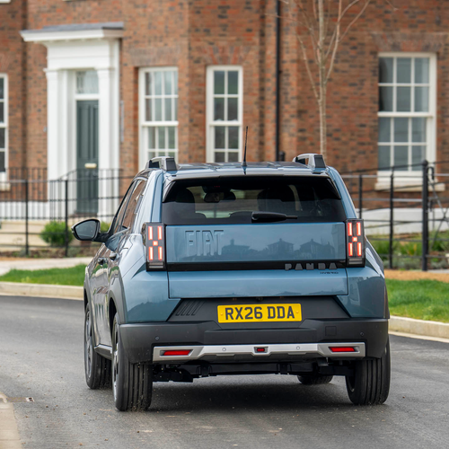 2025 Fiat Panda Hybrid La Prima UK Version Rear View