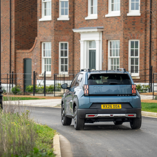 2025 Fiat Panda Hybrid La Prima UK Version Rear View