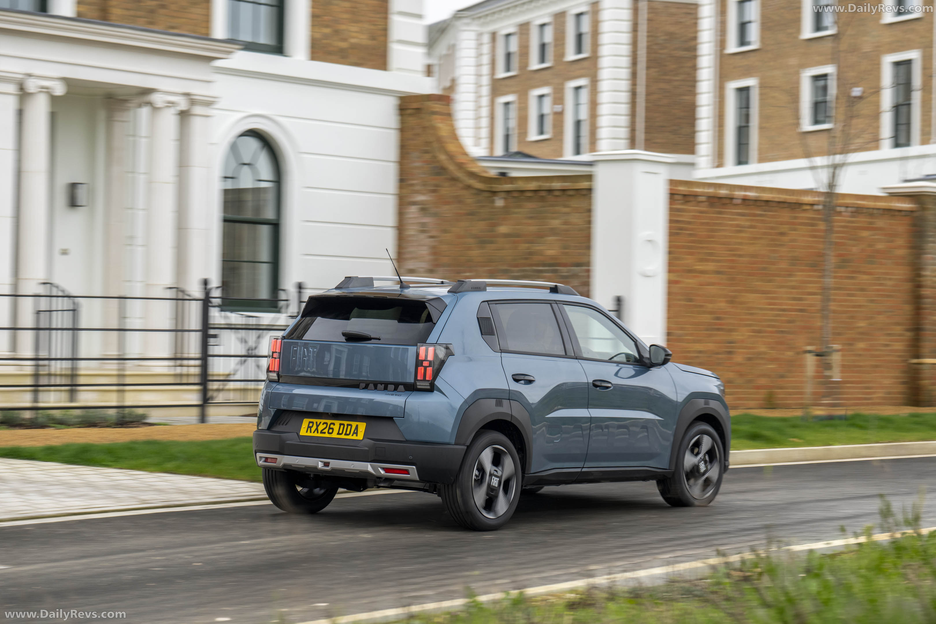 2025 Fiat Panda Hybrid La Prima UK Version Rear View