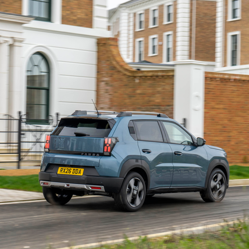 2025 Fiat Panda Hybrid La Prima UK Version Rear View