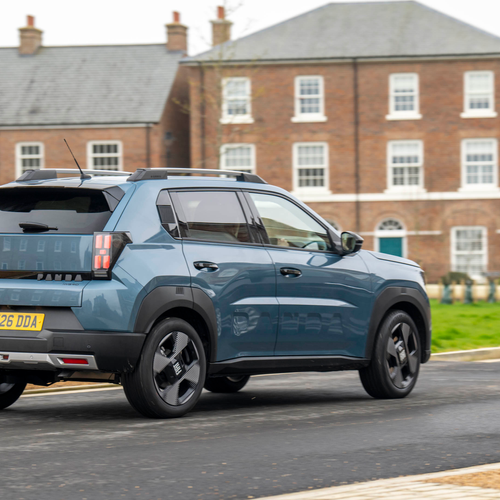 2025 Fiat Panda Hybrid La Prima UK Version Rear View