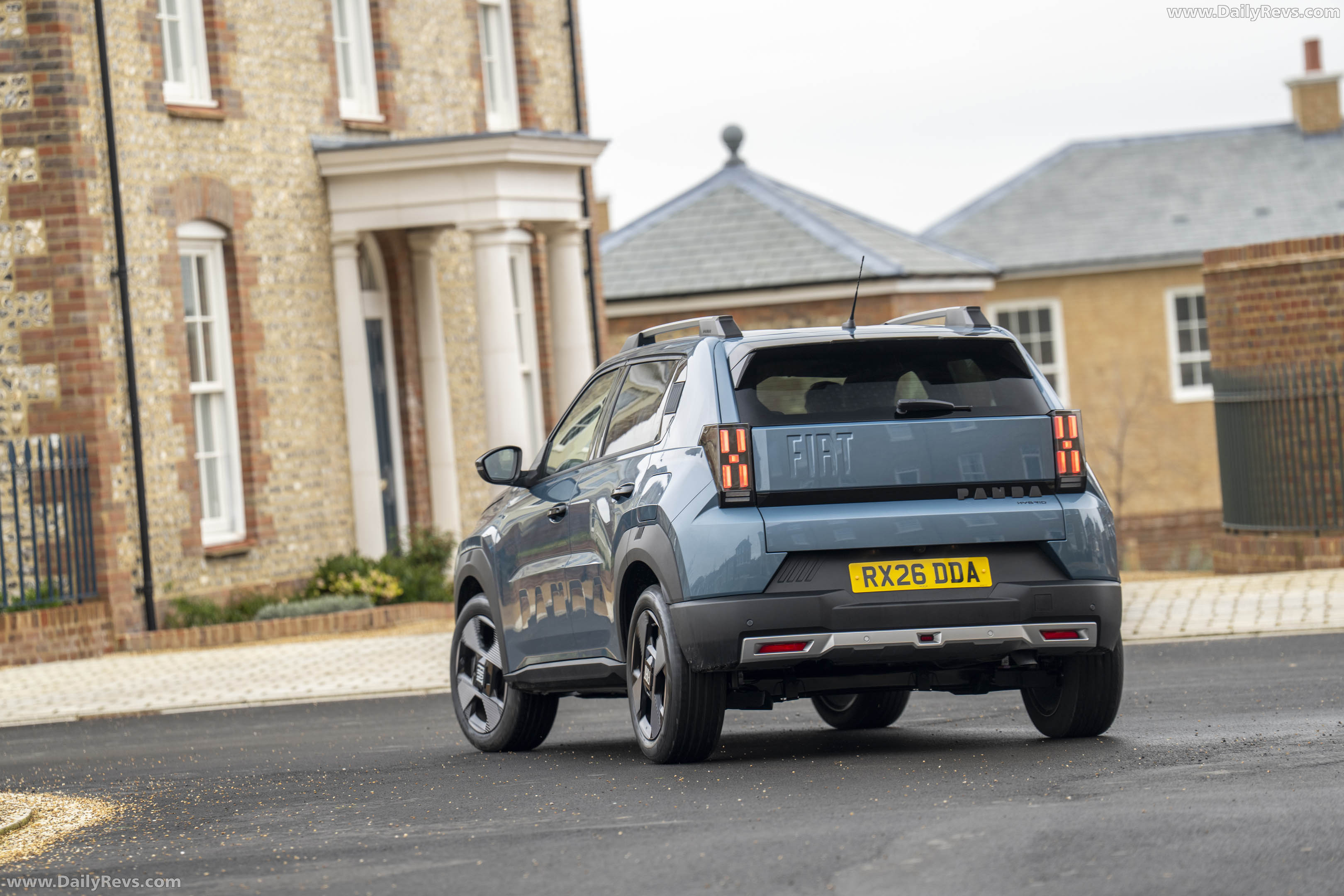 2025 Fiat Panda Hybrid La Prima UK Version Rear View