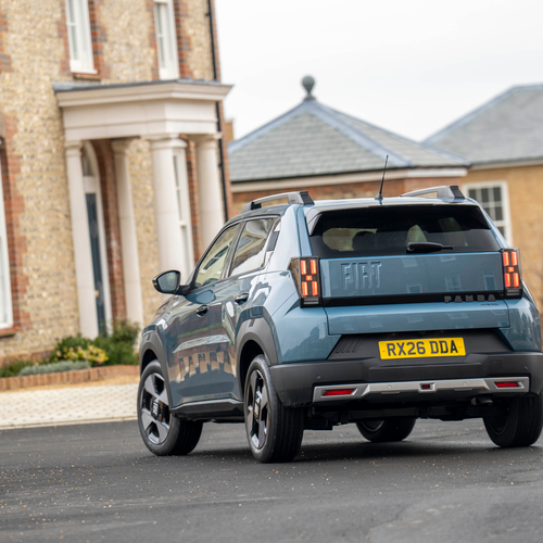 2025 Fiat Panda Hybrid La Prima UK Version Rear View