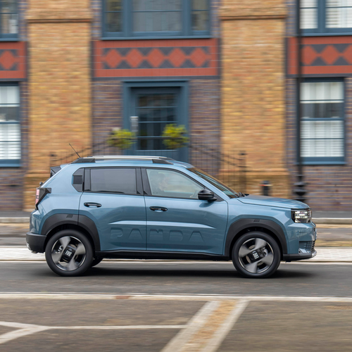 2025 Fiat Panda Hybrid La Prima UK Version Side View