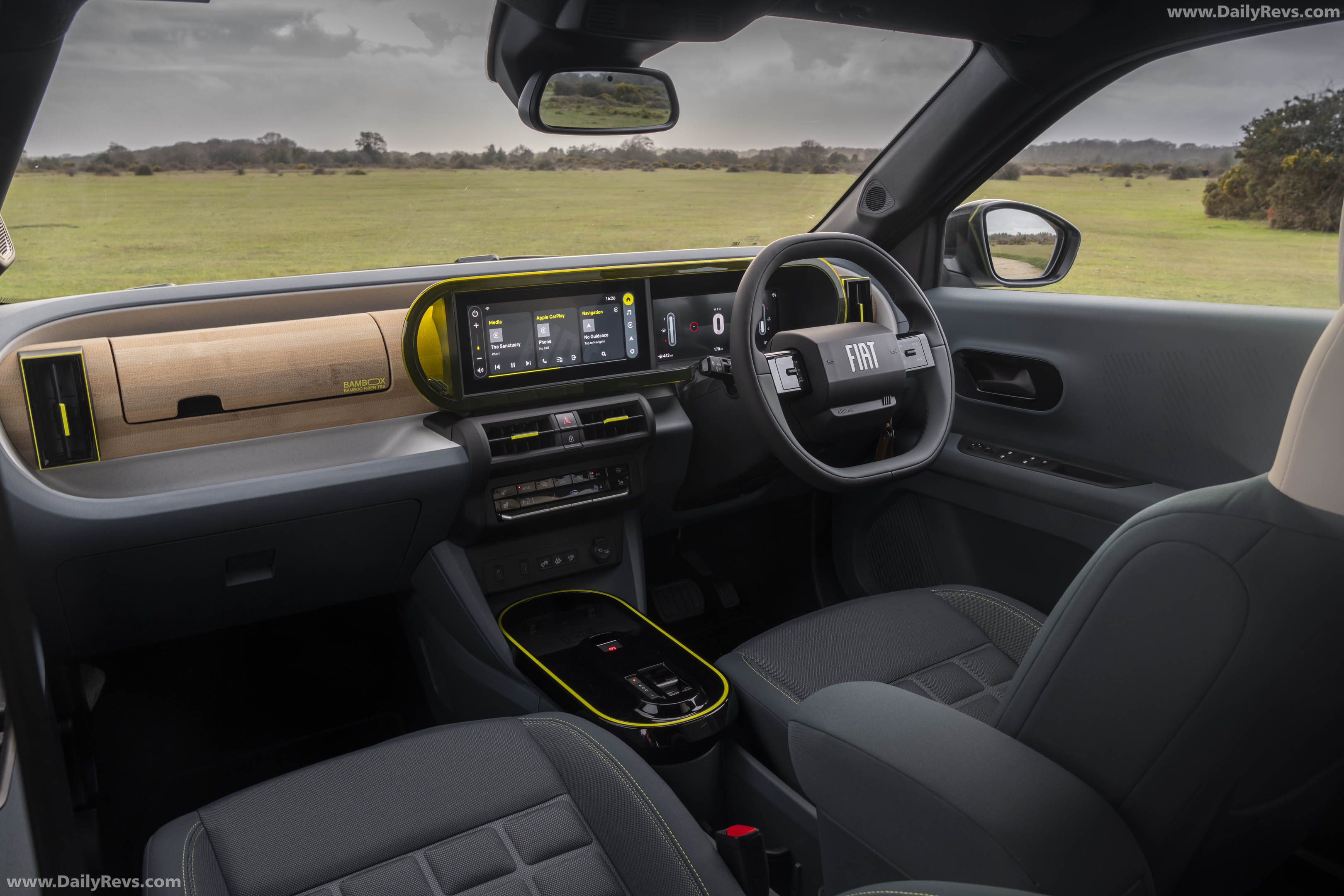 2025 Fiat Panda Hybrid La Prima UK Version Interior