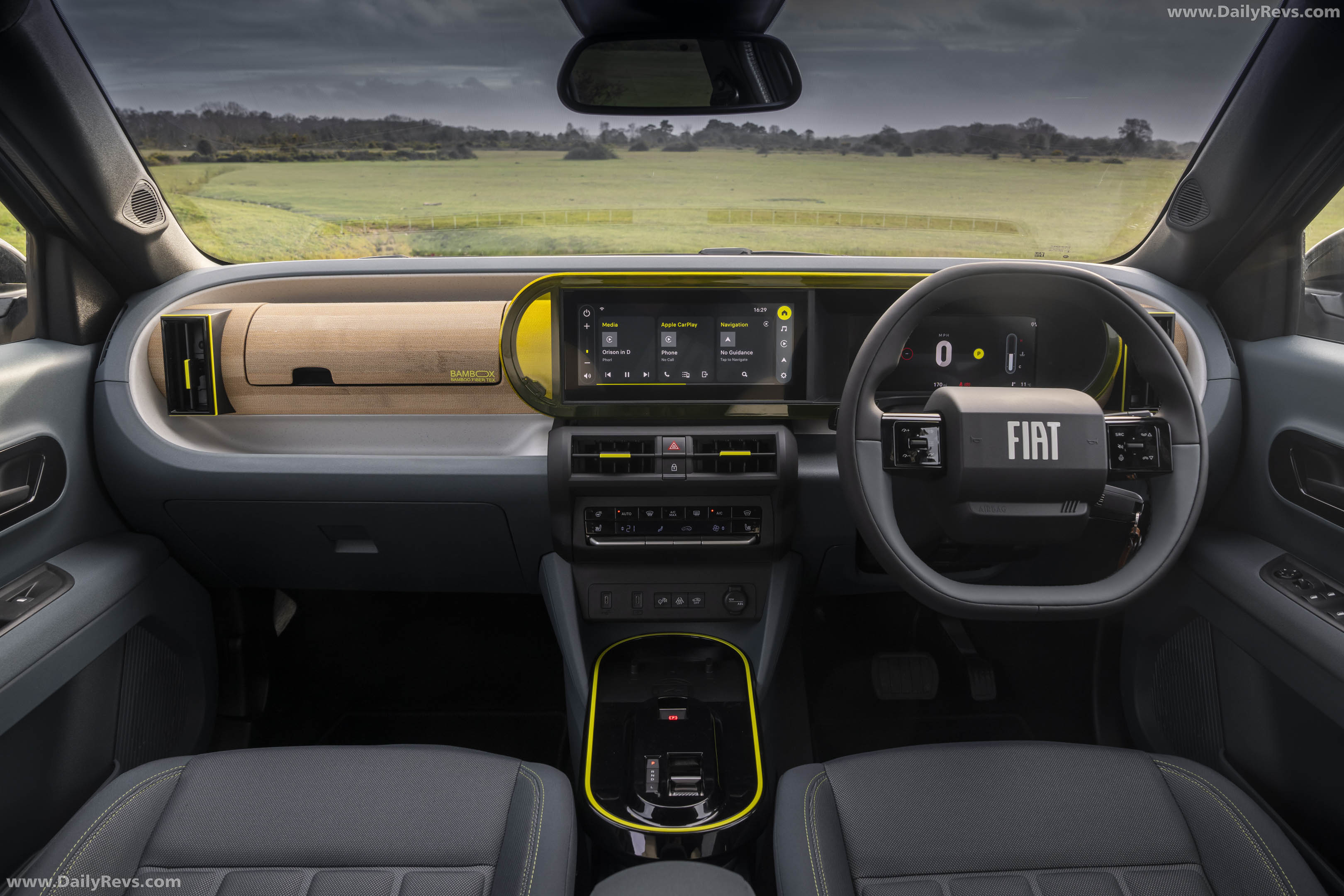 2025 Fiat Panda Hybrid La Prima UK Version Interior