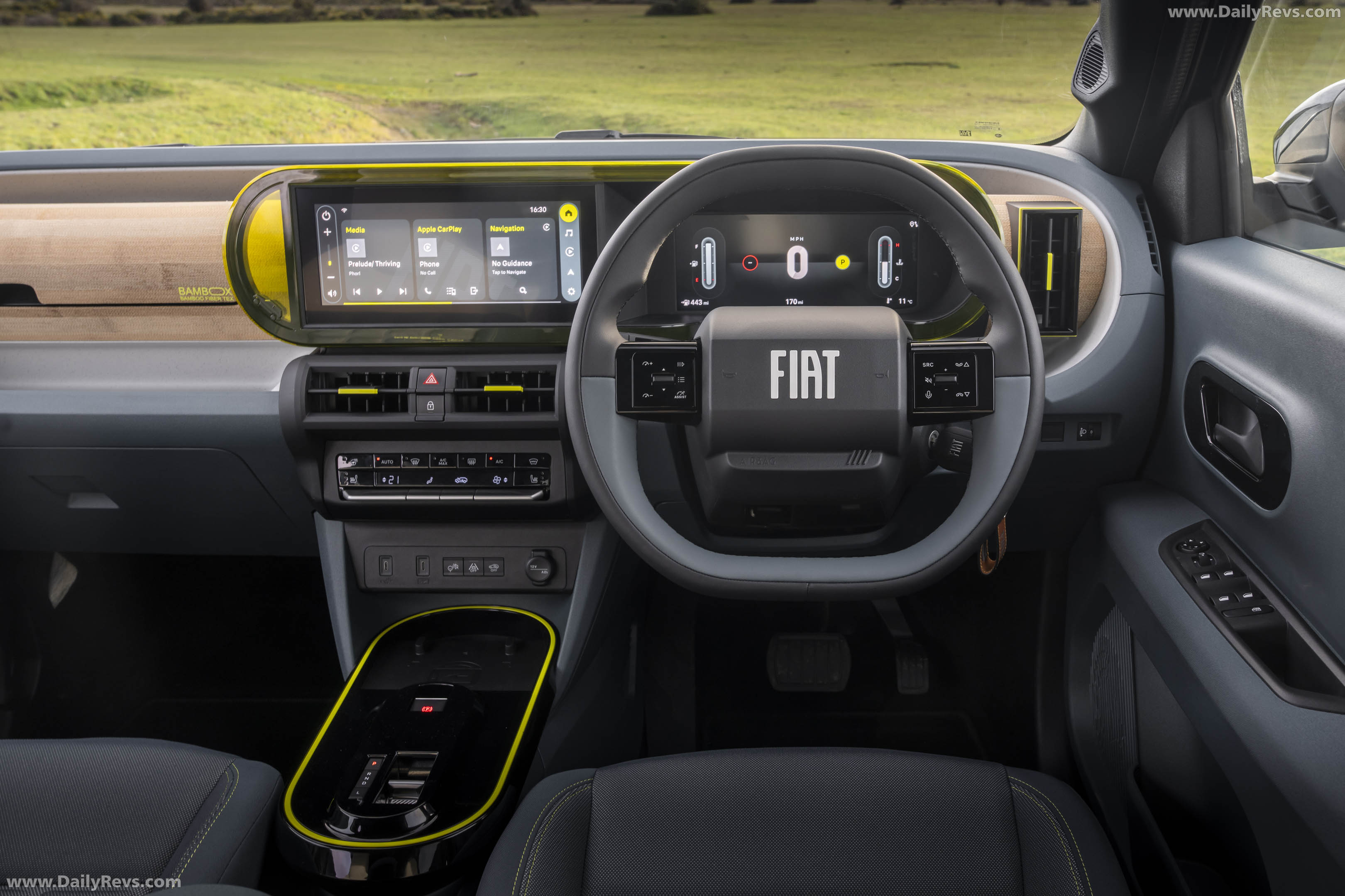 2025 Fiat Panda Hybrid La Prima UK Version Interior