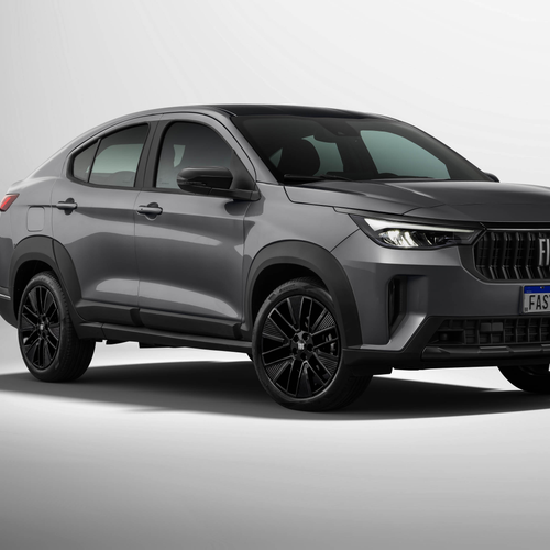 2026 Fiat Fastback Black Motion Front View