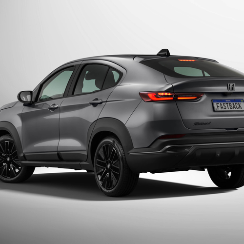 2026 Fiat Fastback Black Motion Rear View