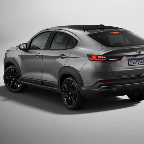 2026 Fiat Fastback Black Motion Rear View