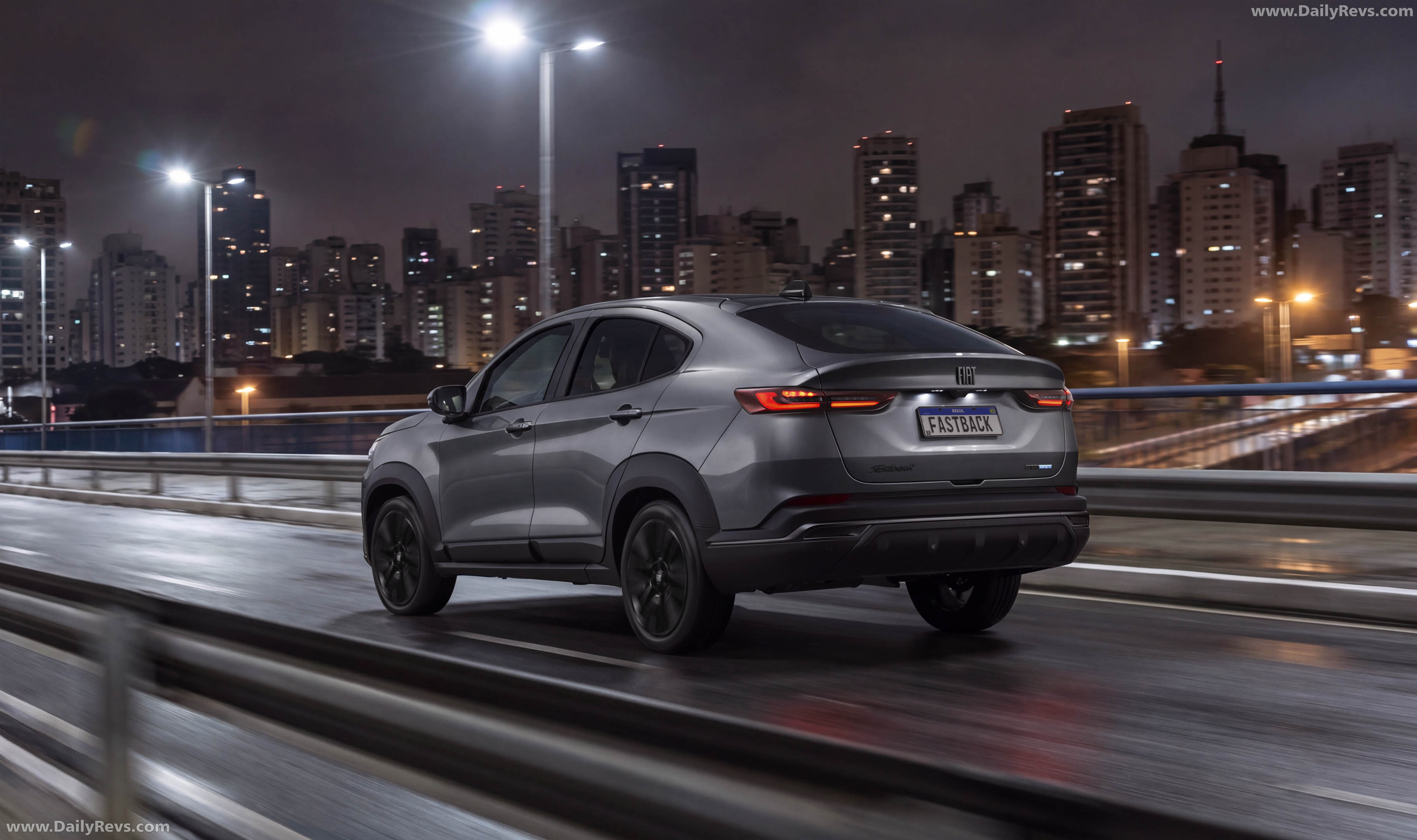 2026 Fiat Fastback Black Motion Rear View