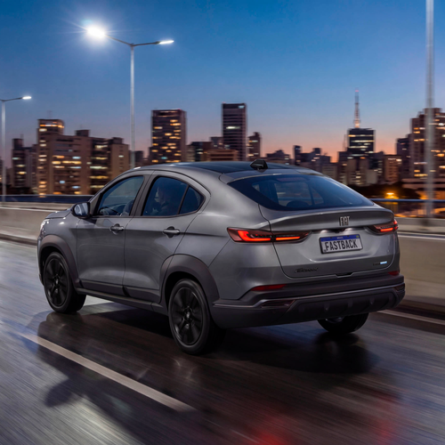 2026 Fiat Fastback Black Motion Rear View