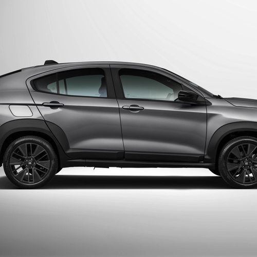 2026 Fiat Fastback Black Motion Side View