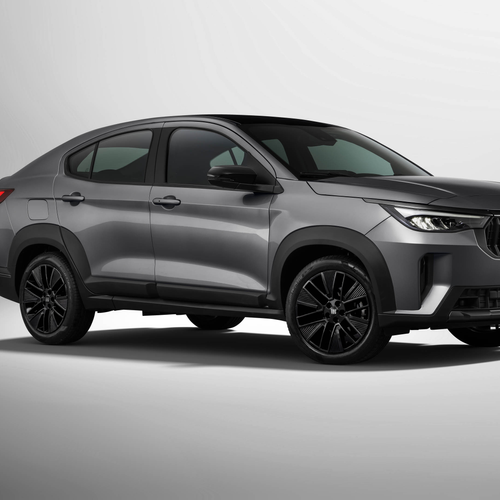 2026 Fiat Fastback Black Motion Side View