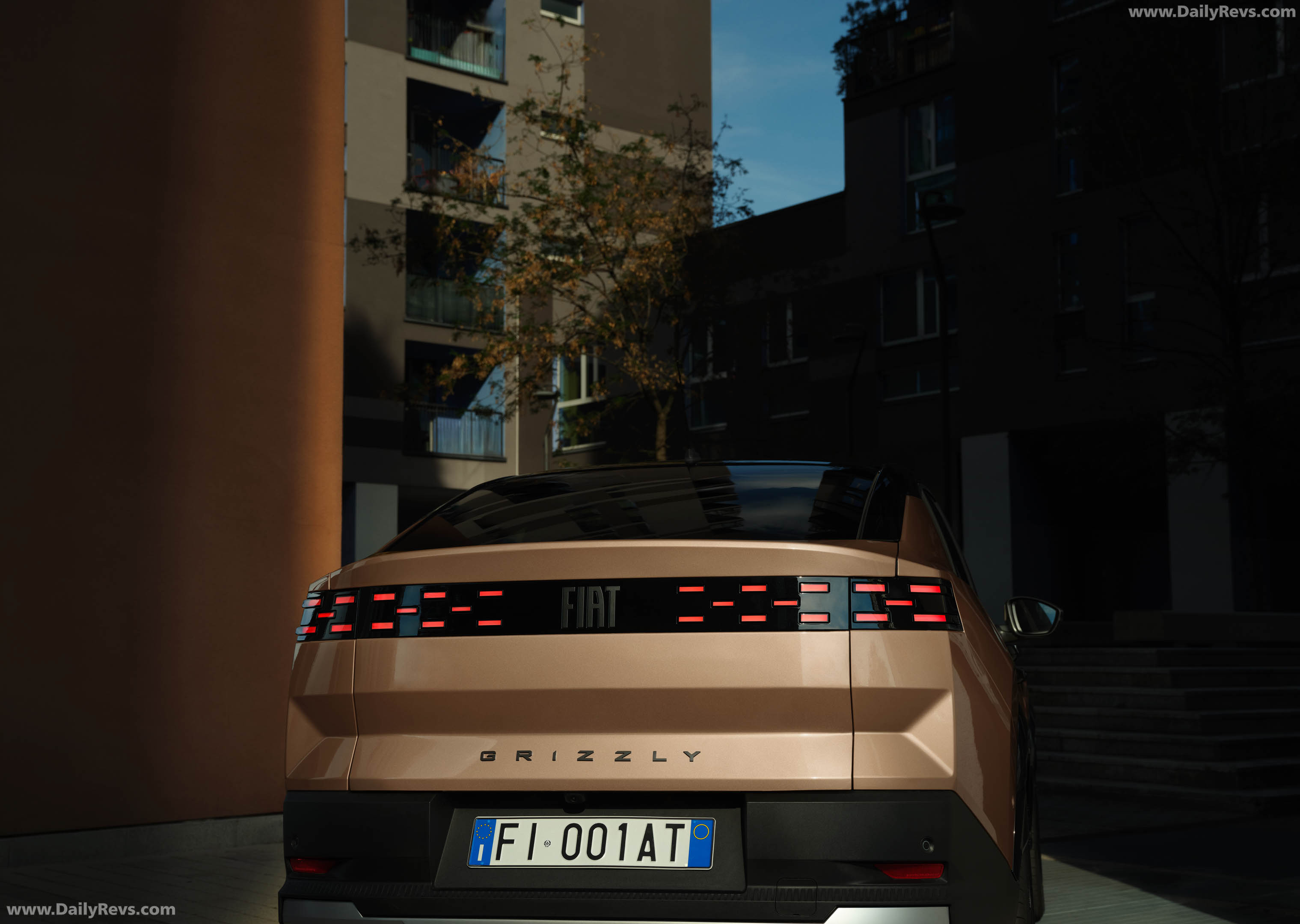 2027 Fiat Grizzly Fastback Rear View