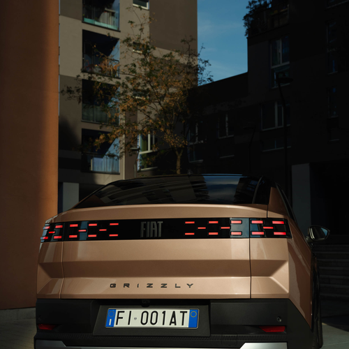2027 Fiat Grizzly Fastback Rear View
