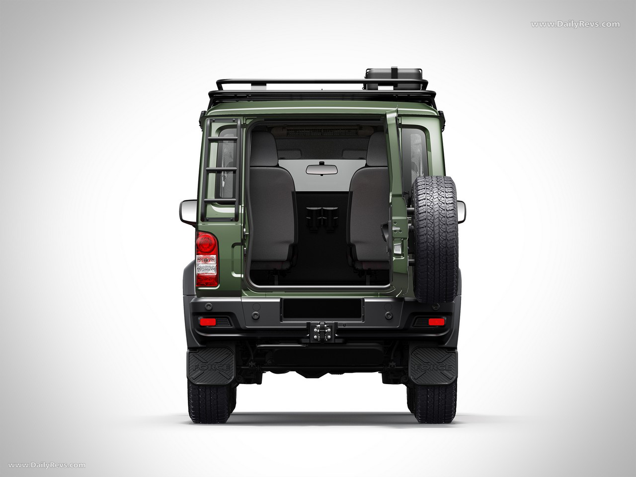 2024 Force Motors Gurkha 5-door Rear View