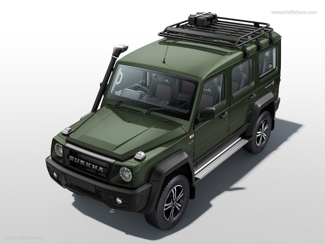 2024 Force Motors Gurkha 5-door Top View