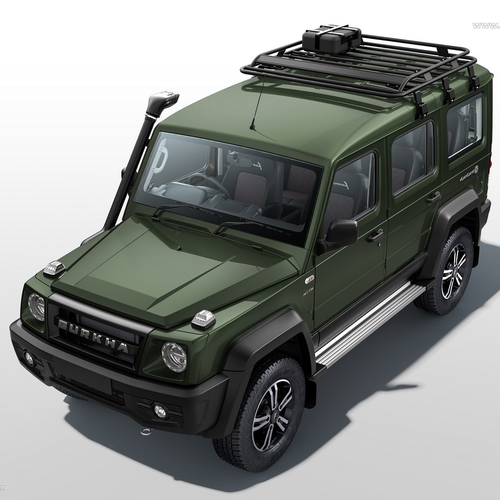 2024 Force Motors Gurkha 5-door Top View