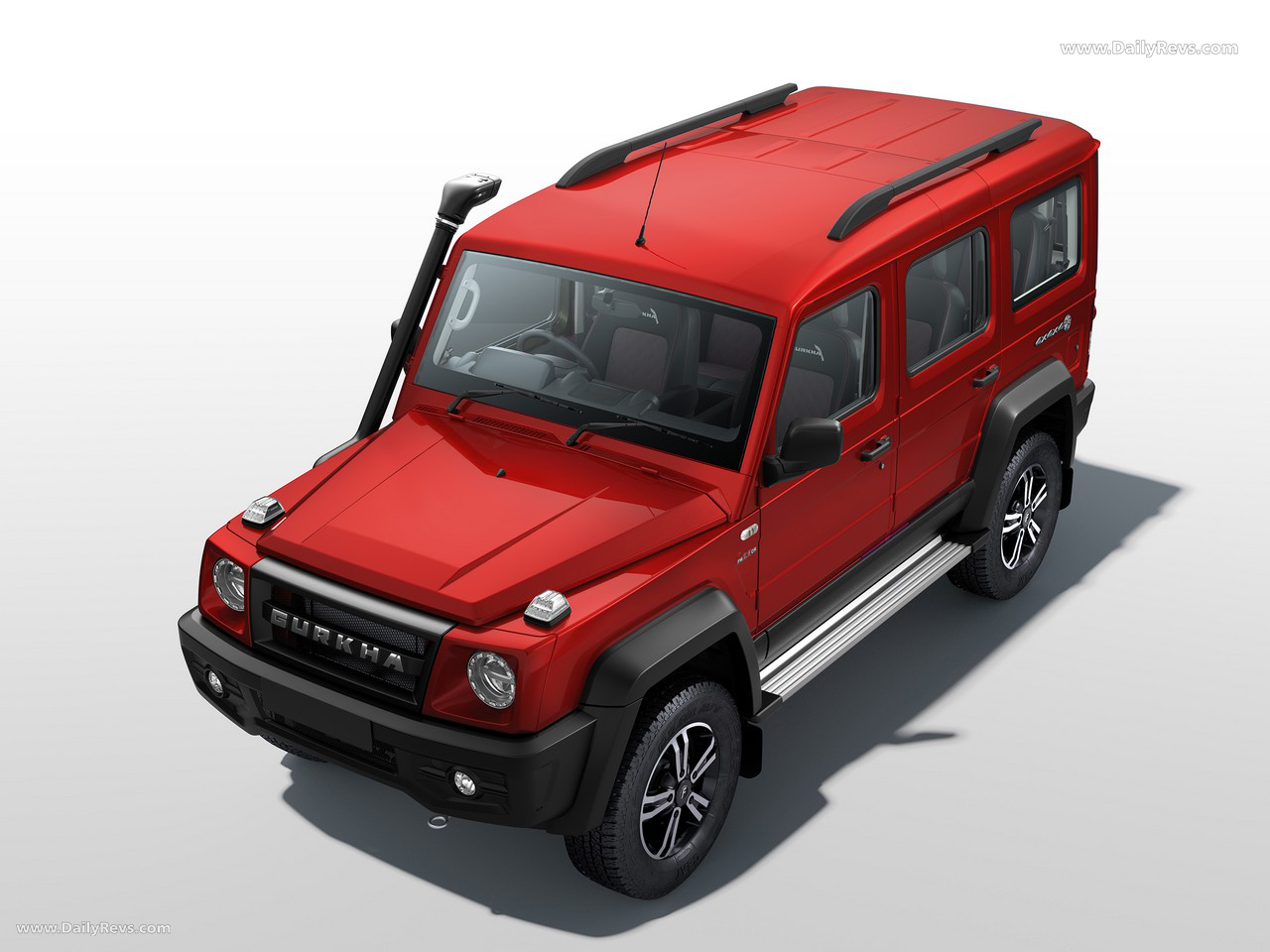 2024 Force Motors Gurkha 5-door Top View