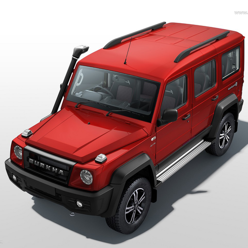 2024 Force Motors Gurkha 5-door Top View
