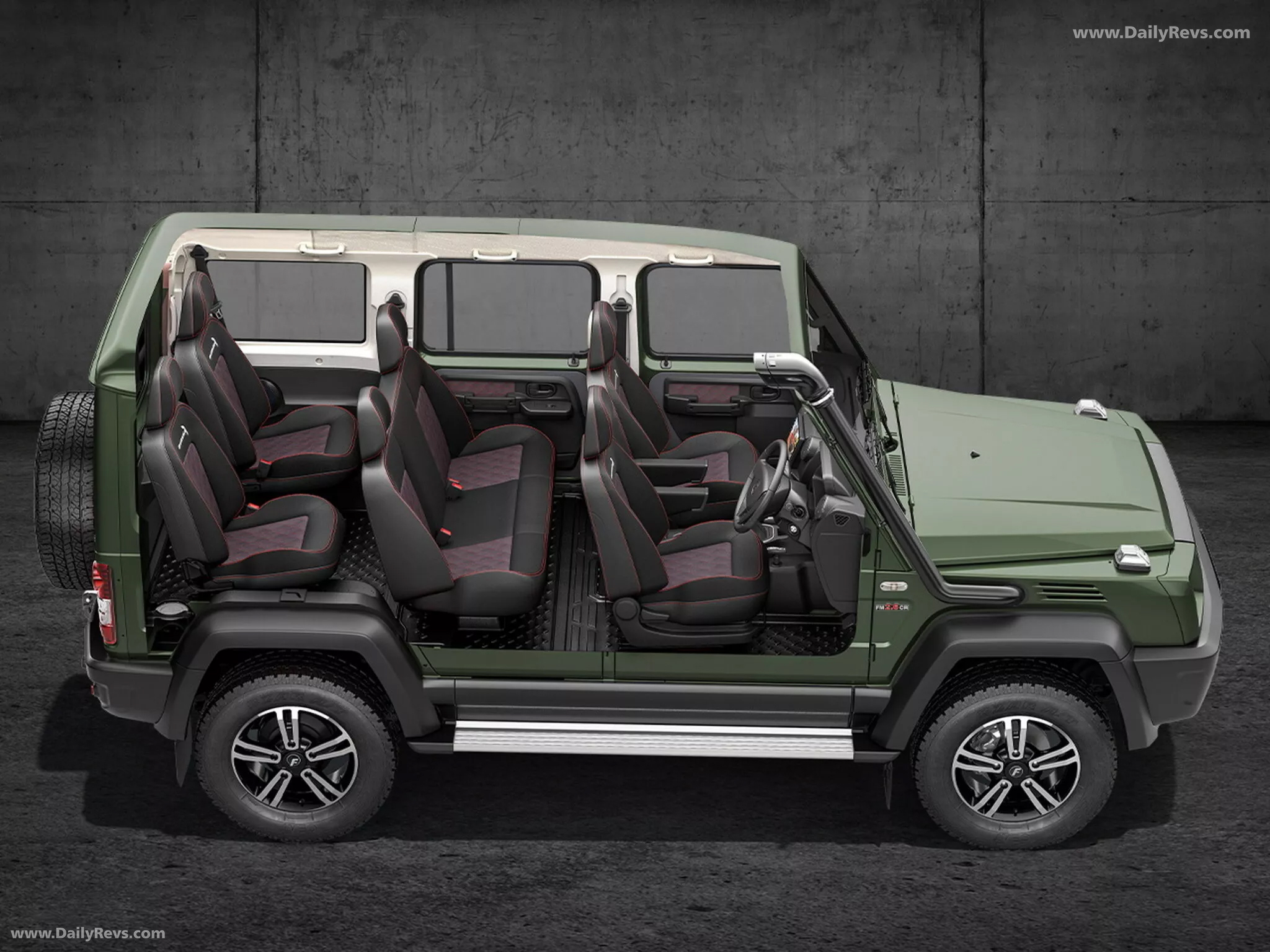 2024 Force Motors Gurkha 5-door Interior