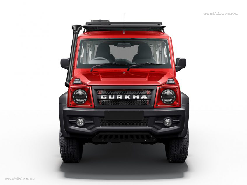 2024 Force Motors Gurkha 3-door Front View