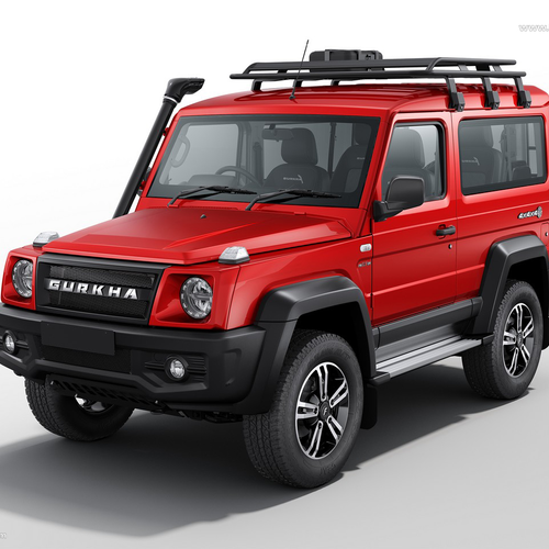 2024 Force Motors Gurkha 3-door Front View