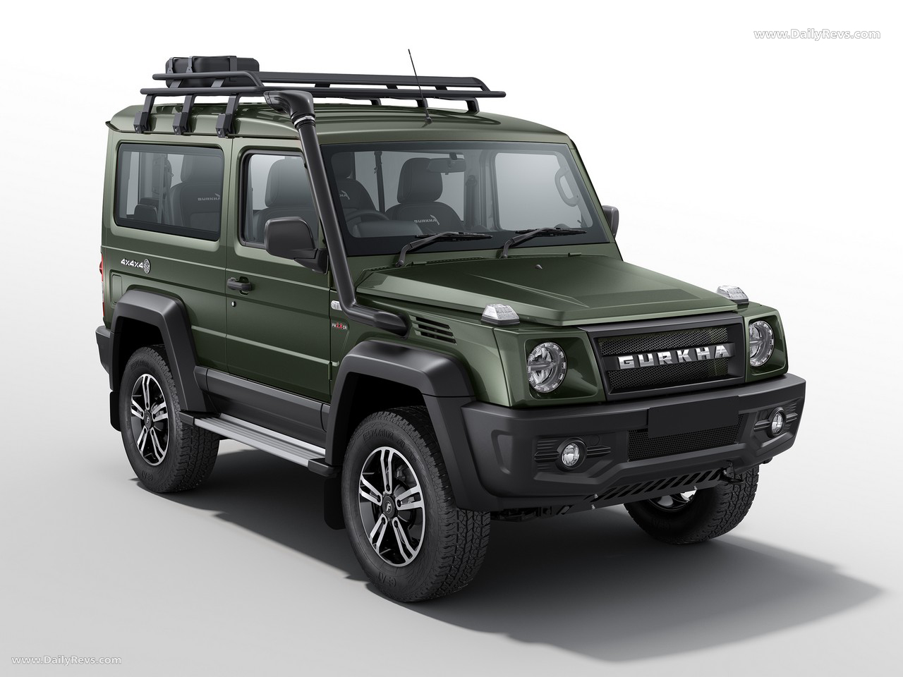 2024 Force Motors Gurkha 3-door Front View