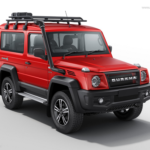 2024 Force Motors Gurkha 3-door Front View