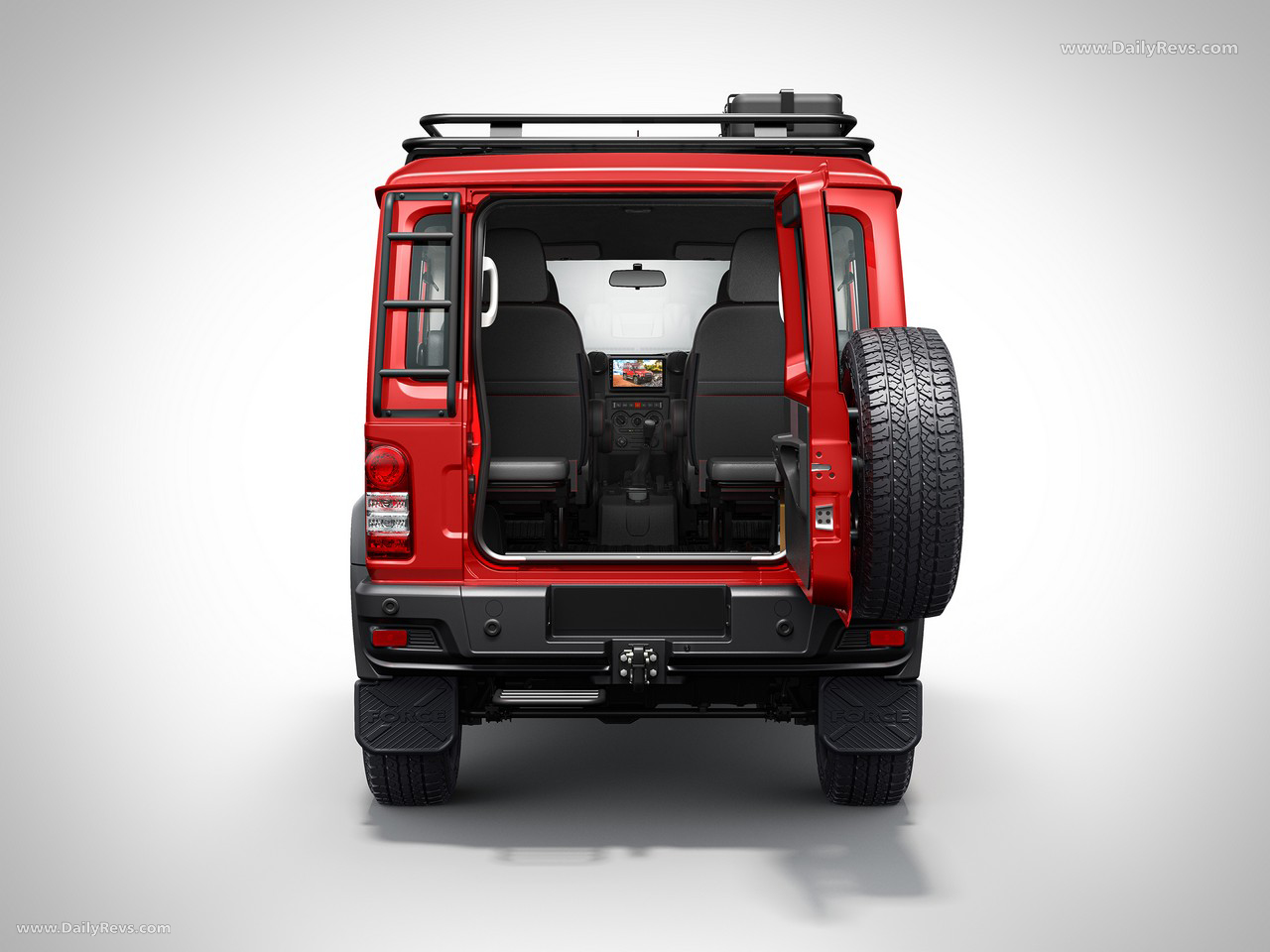 2024 Force Motors Gurkha 3-door Rear View
