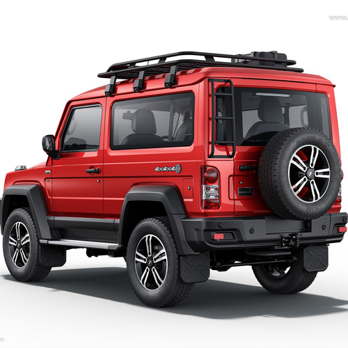 2024 Force Motors Gurkha 3-door Rear View