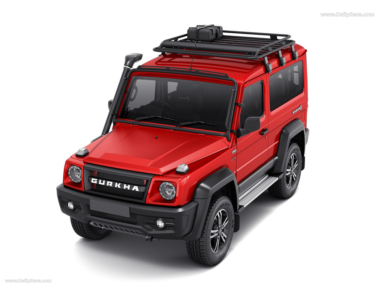 2024 Force Motors Gurkha 3-door Top View