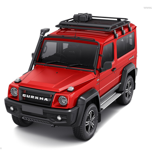 2024 Force Motors Gurkha 3-door Top View