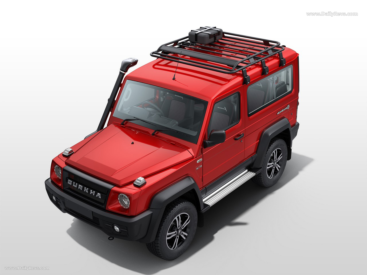 2024 Force Motors Gurkha 3-door Top View