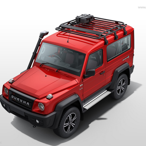 2024 Force Motors Gurkha 3-door Top View