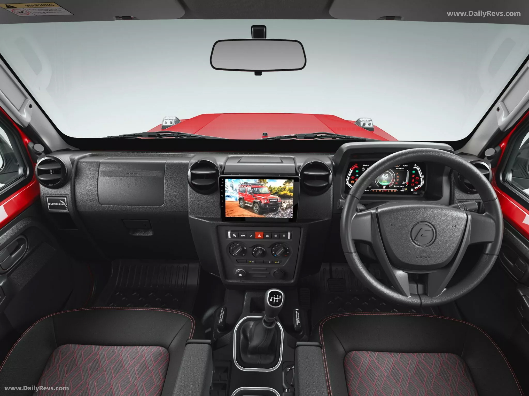 2024 Force Motors Gurkha 3-door Interior
