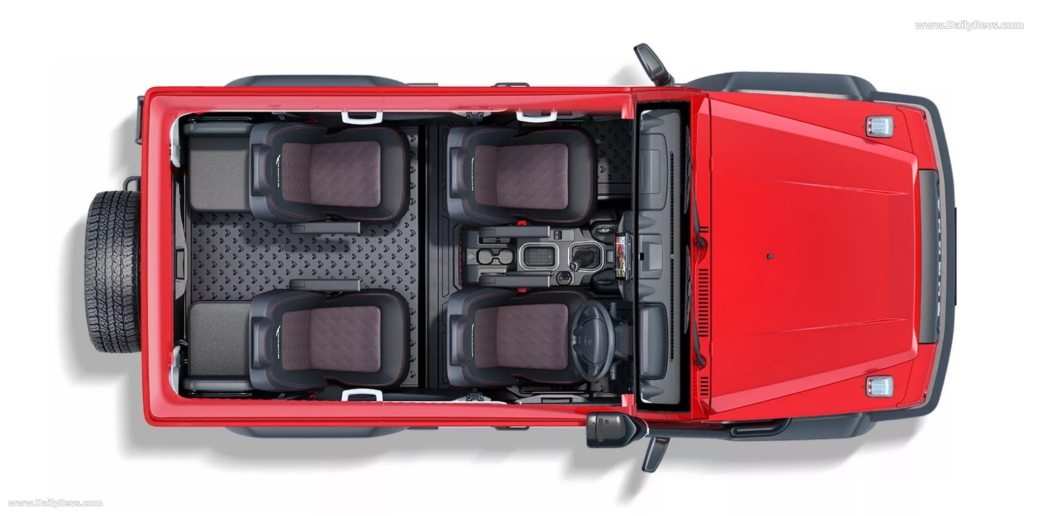 2024 Force Motors Gurkha 3-door Interior