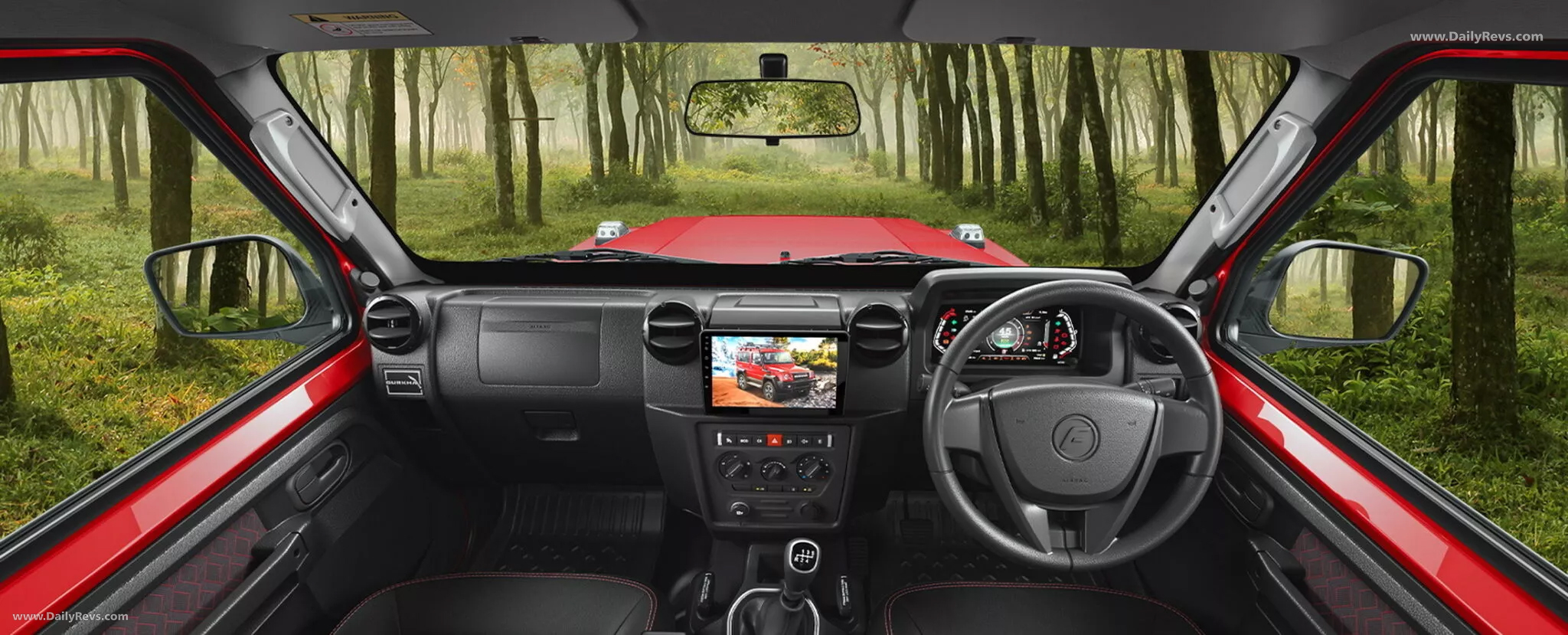 2024 Force Motors Gurkha 3-door Interior