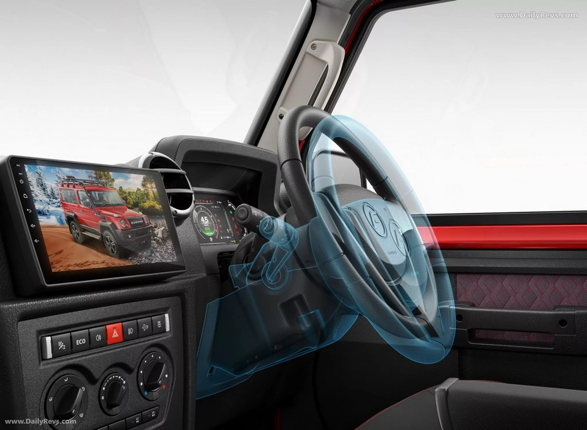 2024 Force Motors Gurkha 3-door Interior