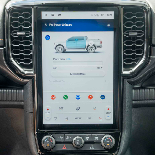 2025 Ford Ranger PHEV Wildtrak Interior