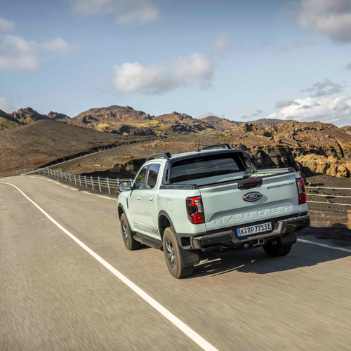 2025 Ford Ranger PHEV Stormtrak Rear View
